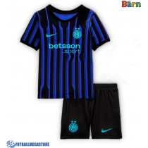 Fotballdrakt Barn Inter Milan Hjemmedraktsett 2025-26 Kortermet (+ Korte bukser)